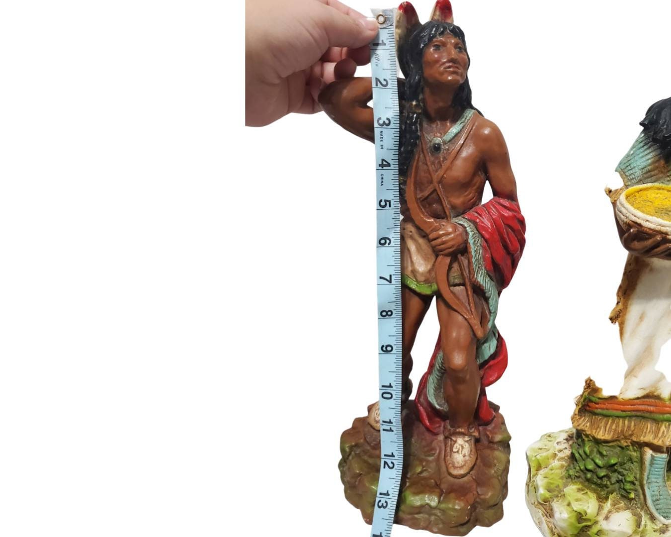 Universal Statuary Corp 1976&1980 Native American Figures Etsy