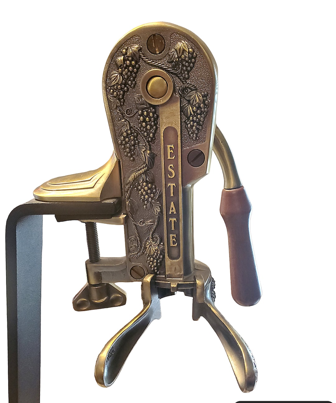 Rogar Estate Wine Bottle Opener Brass Bronze Table Top Etsy