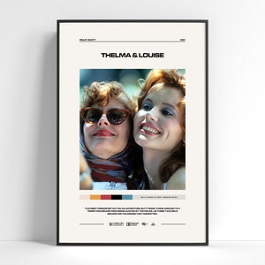  Poster Thelma & Louise Movie Decoration. Gifts Canvas Painting  Poster Wall Art Decorative Picture Prints Modern Decor Framed-unframed  24x36inch(60x90cm): Posters & Prints