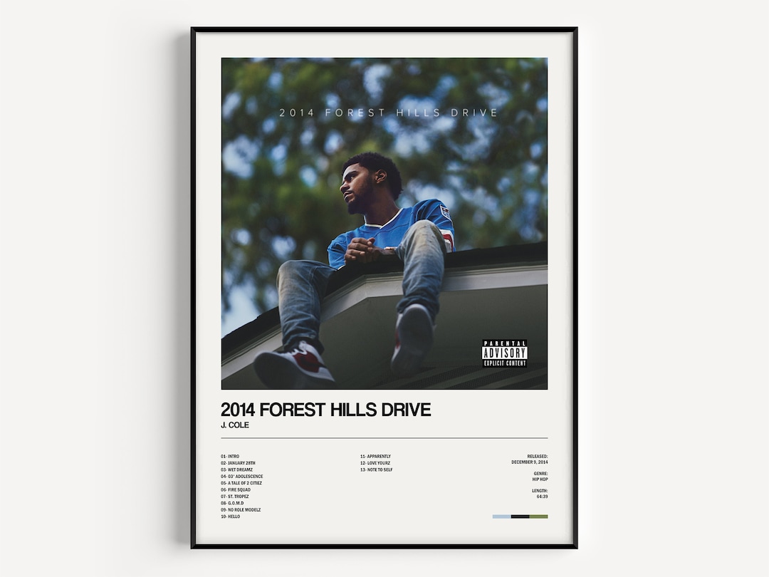 2014 Forest Hills Drive, J. Cole, 2014 Forest Hills Drive Print, 2014 Forest Hills Drive Album