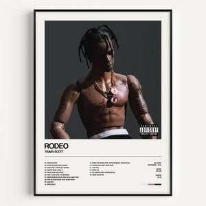 Travis Scott Rodeo Poster 