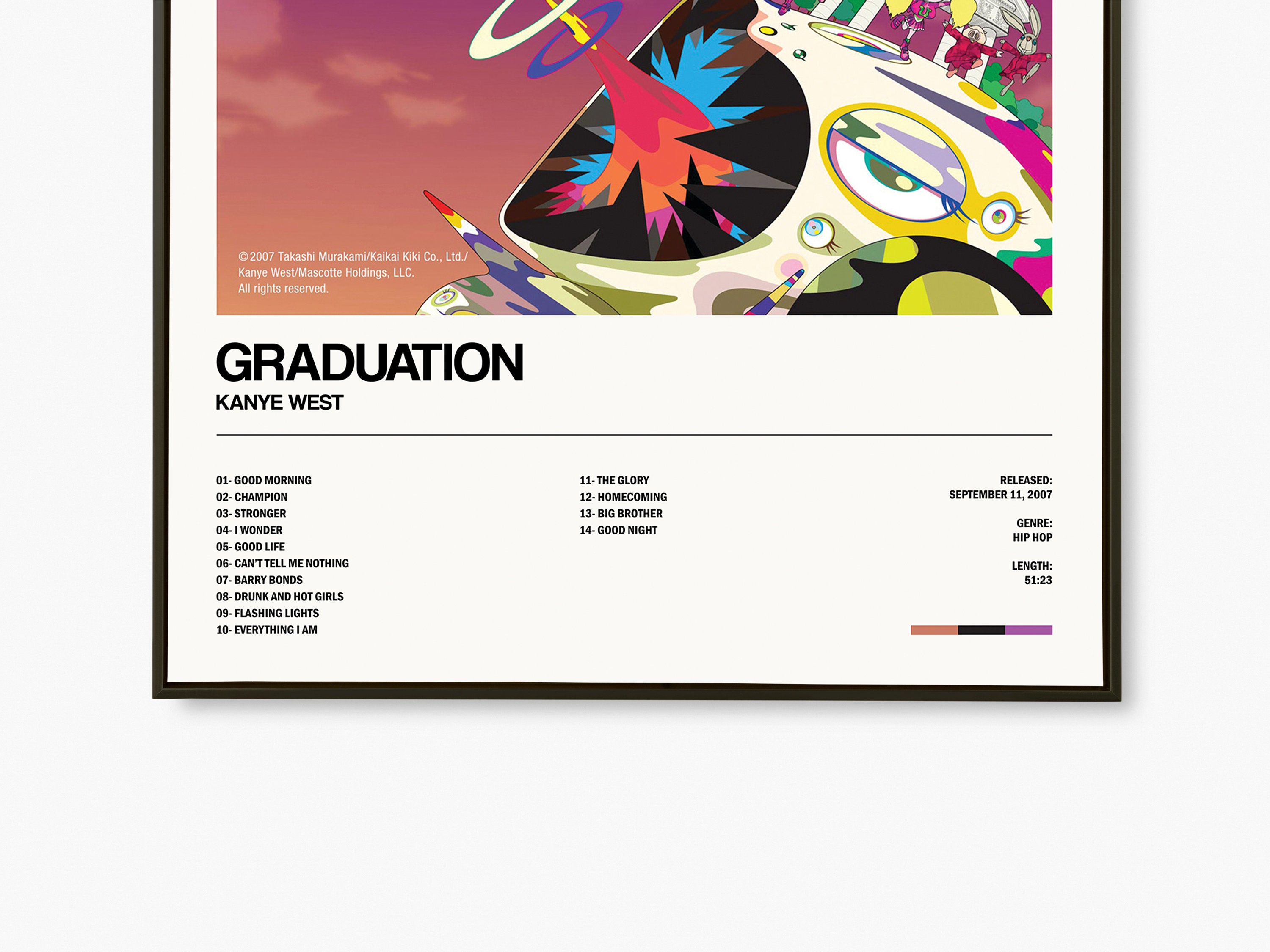 Graduation, Kanye West, Graduation Print, Graduation Album, Graduation ...