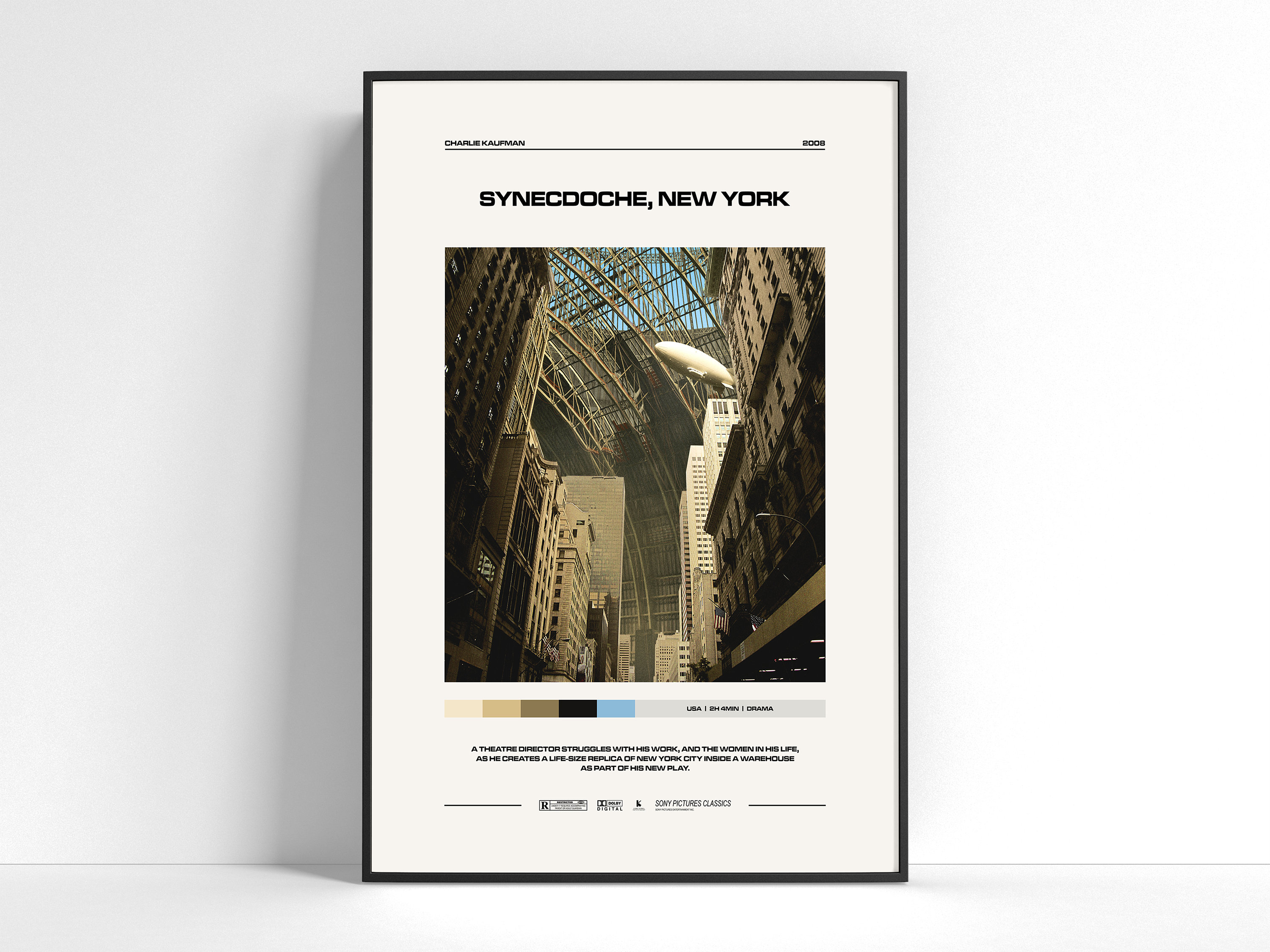 Buy Synecdoche New York Charlie Kaufman Minimalist Movie Poster