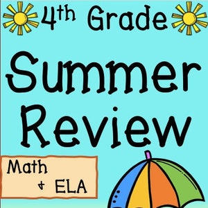 4th Grade Summer Review Summer Learning Summer School Summer Activities 4th Grade Math, 4th Grade Back to School 4th Grade Summer Homeschool