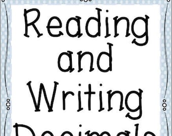 Reading Writing and Comparing Decimals Worksheets 5th Grade Math, Decimals, 5th Grade, 5th Grade Math