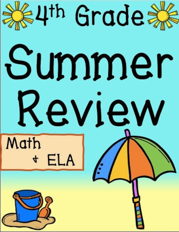 4th Grade Summer Review Summer Learning Summer School Summer Activities 4th Grade Math, 4th Grade Back to School 4th Grade Summer Homeschool