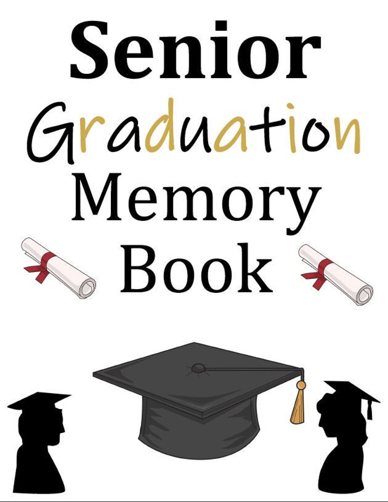 2025 High School Graduation Memory Keepsake Book, Graduation Gift ...