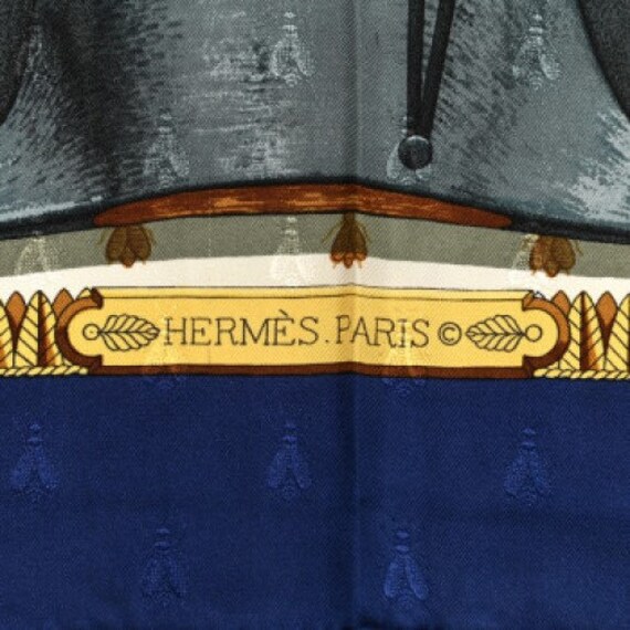 Hermès Scarf NAPOLEON  Silk Jacquard Carre Foular… - image 2