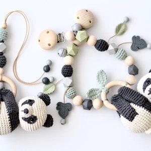 Set or individually "Panda"