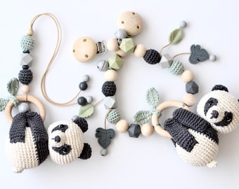 Set or individually "Panda"