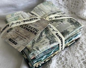 Teal - Complete Tim Holtz Fat Quarter Palette