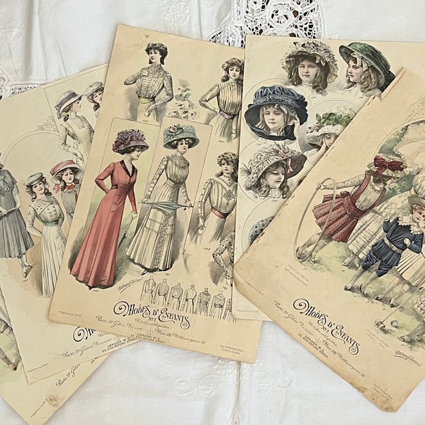 Vintage Children's Fashion "Modes D Enfants"