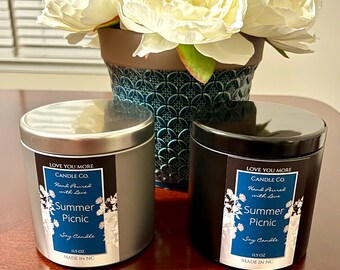 Soy Candle  Summer Picnic