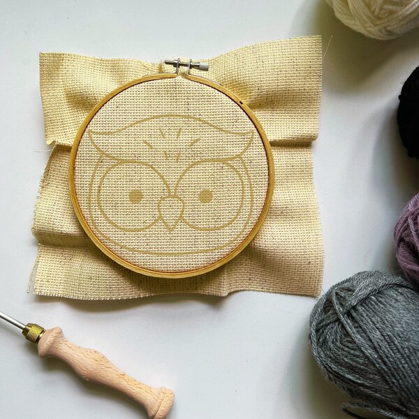 Punch Needle Fabric Etsy