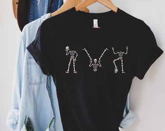Skeleton Camiseta de manga corta Skeleton Camiseta Skeleton Camiseta Skeleton Camiseta Esqueleto Camiseta Halloween Camiseta Halloween Camiseta Regalo Halloween Lindo Tshirt