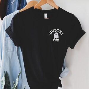 Halloween Short Sleeve Tee, Halloween Sooky Tshirt, Halloween Spooky Season, Cute Spooky Tshirt Halloween Gift Spooky Teeshirt Spooky Vibes