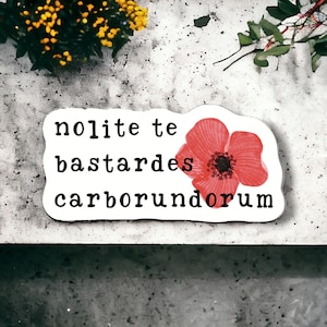 Nolite Te Bastardes Carborundorum: Feminist Empowerment Sticker for Social Justice & Human Rights