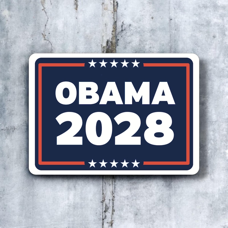 Obama 2028 Stickers - Etsy