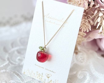 Adorable Apple Necklace