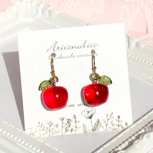 Adorable Apple Wire Earrings