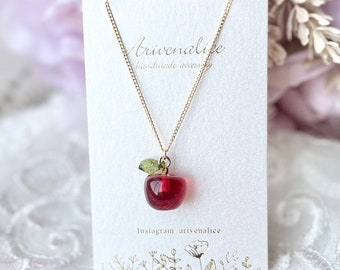 Adorable Apple Necklace