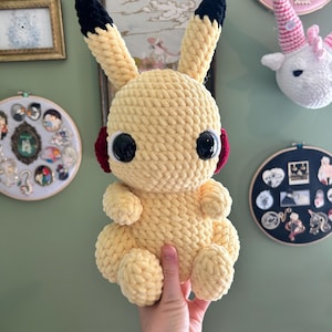 Crochet Pikachu Plush