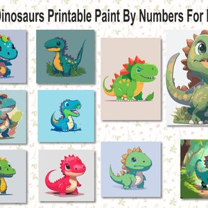 My First Paint By Numbers - Dinosaurs