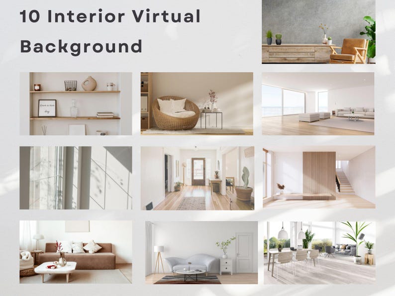 10 Zoom Backgrounds, Zoom Interior Background Office, Zoom Background ...