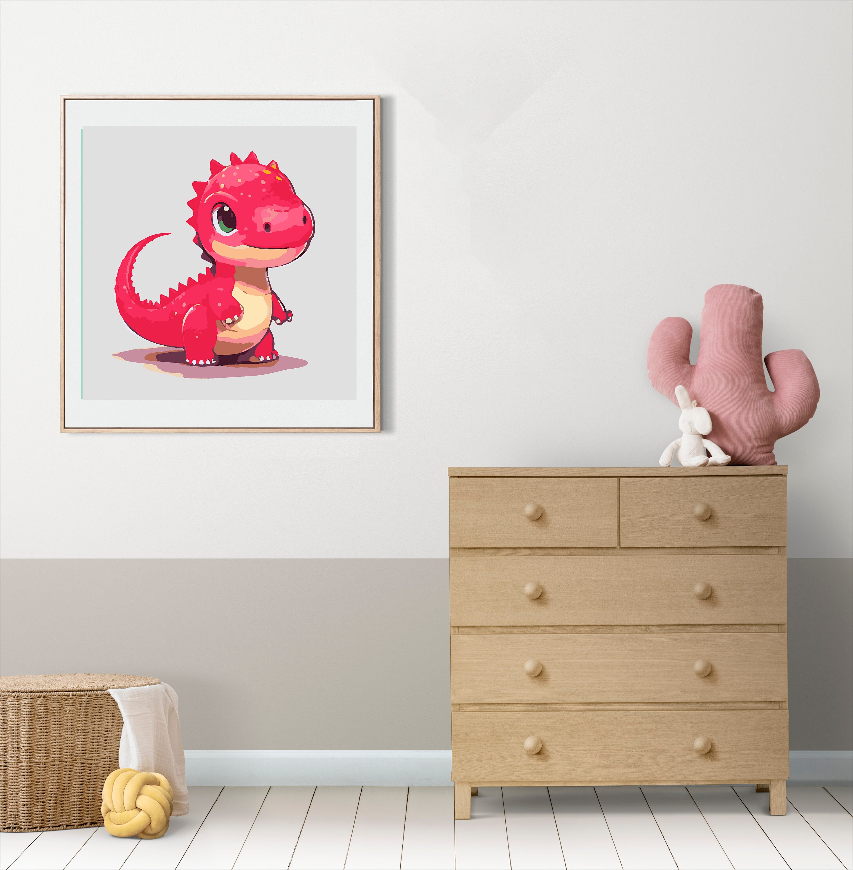 10 Printable Dinosaurs Paint by Numbers Paint by Number 10 Dinosaurs ...
