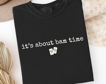 Camiseta Comfort Colors© Bam Time Mahjong, Camiseta moderna para clubes de Mahjong, Camiseta aconchegante com estampa de bambu para Mahjong