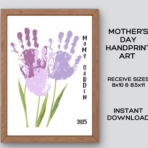 Mother&#39;s Day Handprint Art: DIY Mom Gift (Digital Download)