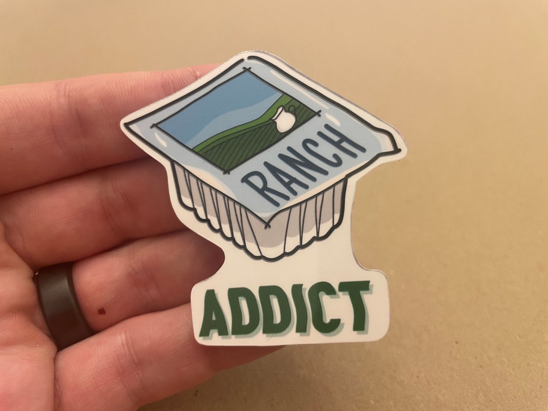 Ranch Dressing Addict Sticker Ranch Dressing Gift Ranch Etsy