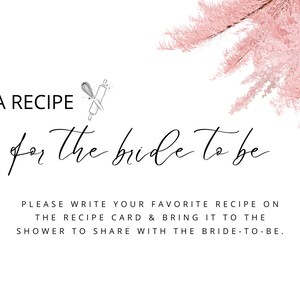 Recipe Card Instructions Template