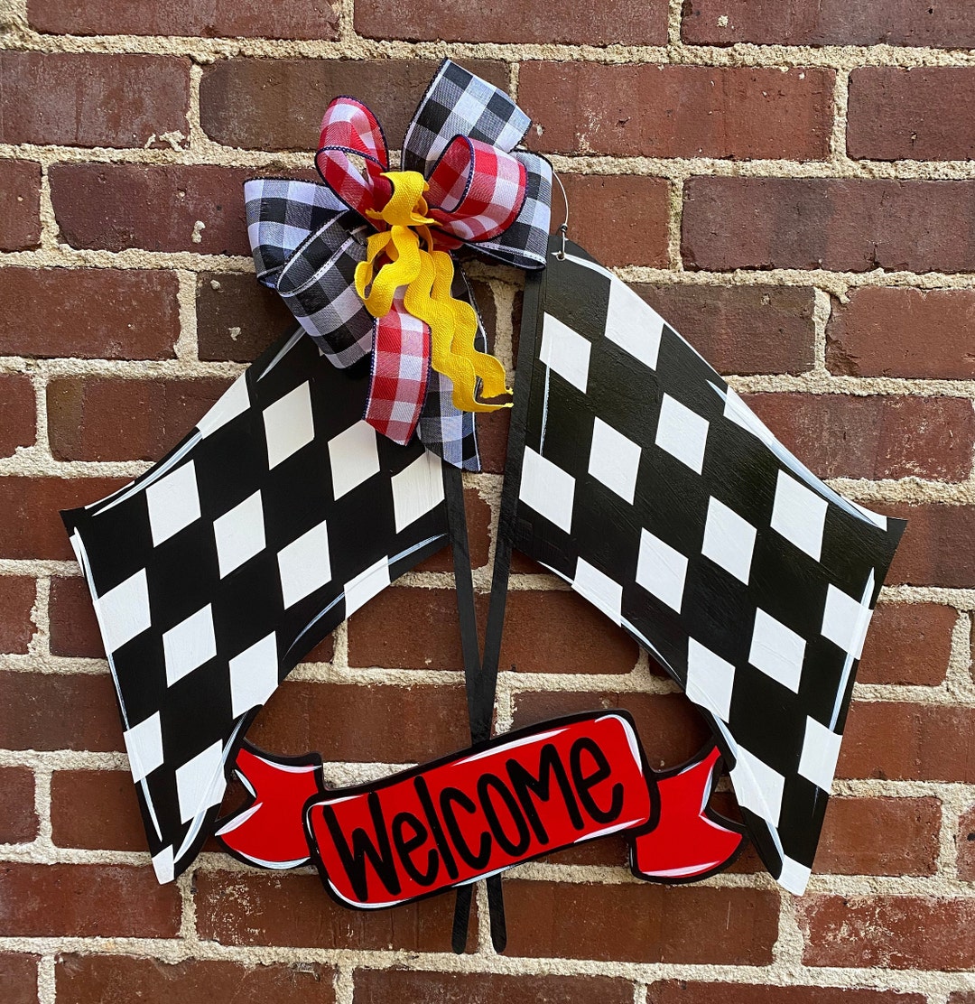 Nascar Door Hanger Race Car Door Hanger NASCAR Etsy