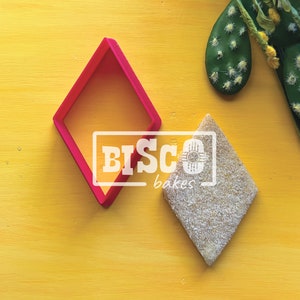 Diamond Cookie Cutter, Southwest Cookie Cutter, Great for Biscochitos (Cookie & Fondant) FREE NEW MEXICO Cutter!