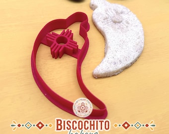 Chile Pepper Zia Cookie Cutter & Stamp, Biscochito Cookie Cutter, New Mexico Cookie Cutter, Southwest Baking, New Mexico State Cookie