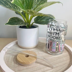 Buchliebhaber Tasse, Eiskaffeetasse, Für Buchliebhaber, Glastasse, Kaffeeglas, Eiskaffeeglas, Glasdose, süße Tasse, schicke Tasse