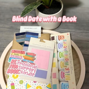 Blind Date with a Book, Book Lover Gifts, Spicy Romance Book, Bookish Gifts, gift for book lover, Blind date with the book, blind date book