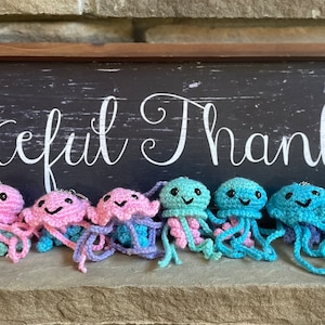 Jellyfish Keychains (crochet) (amigurumi)
