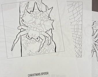 Printable Spider Coloring Pages