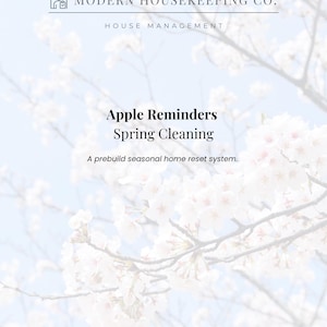 Frühjahrsputz Checkliste Apple Reminders | Feder-Reset-System | Home-Reset-Routine | iPhone Putzliste