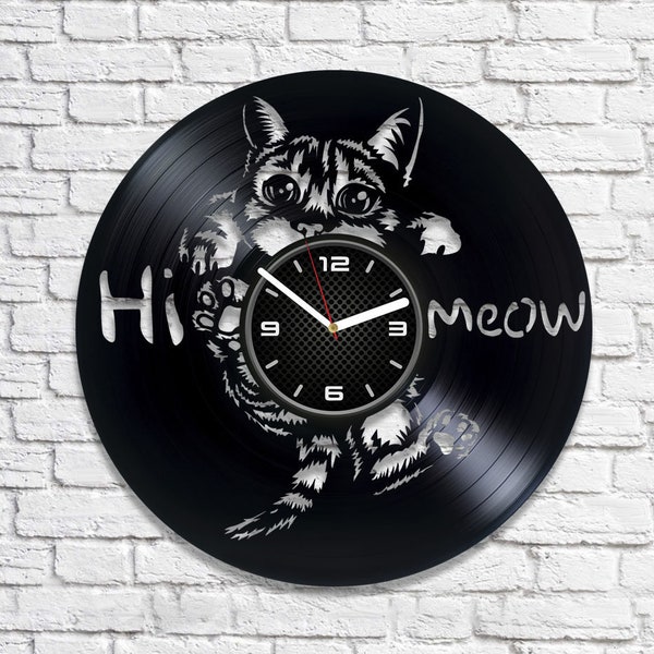 Handmade cat wall art Etsy France