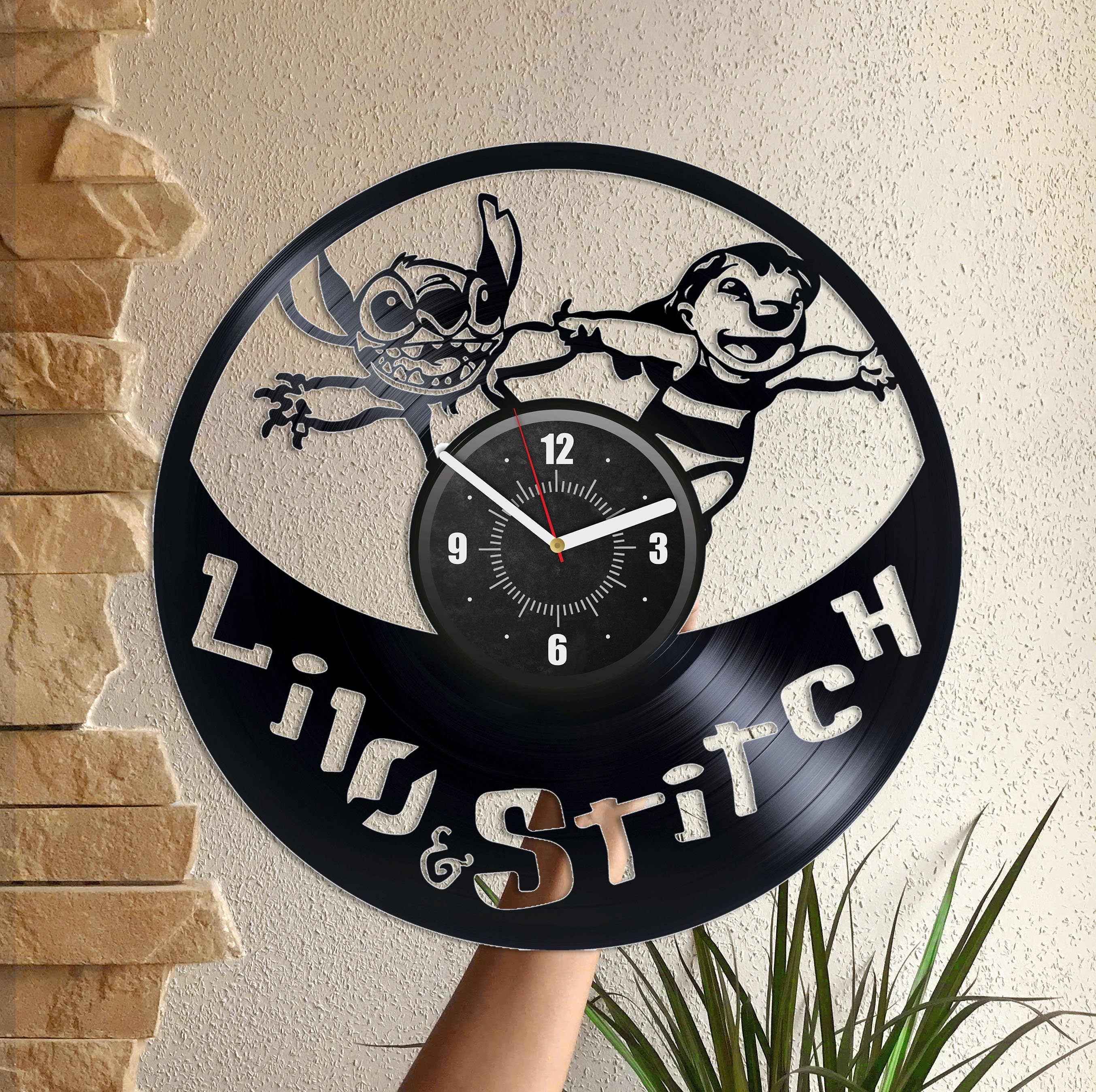 Stitch Clock by Nunoleald