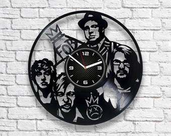 Fall Out Boy Vinyl Record Clock, Pop Rock, Rock Gifts, Original Wall Decor For Living Room, Housewarming Gift Ideas, Centuries, Immortals