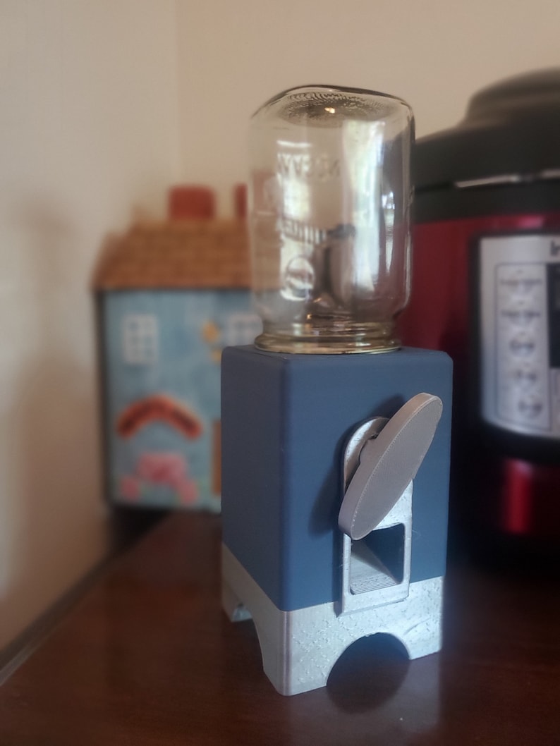 Mason Jar Candy Dispenser 3D Printed Desktop Candy Machine Etsy