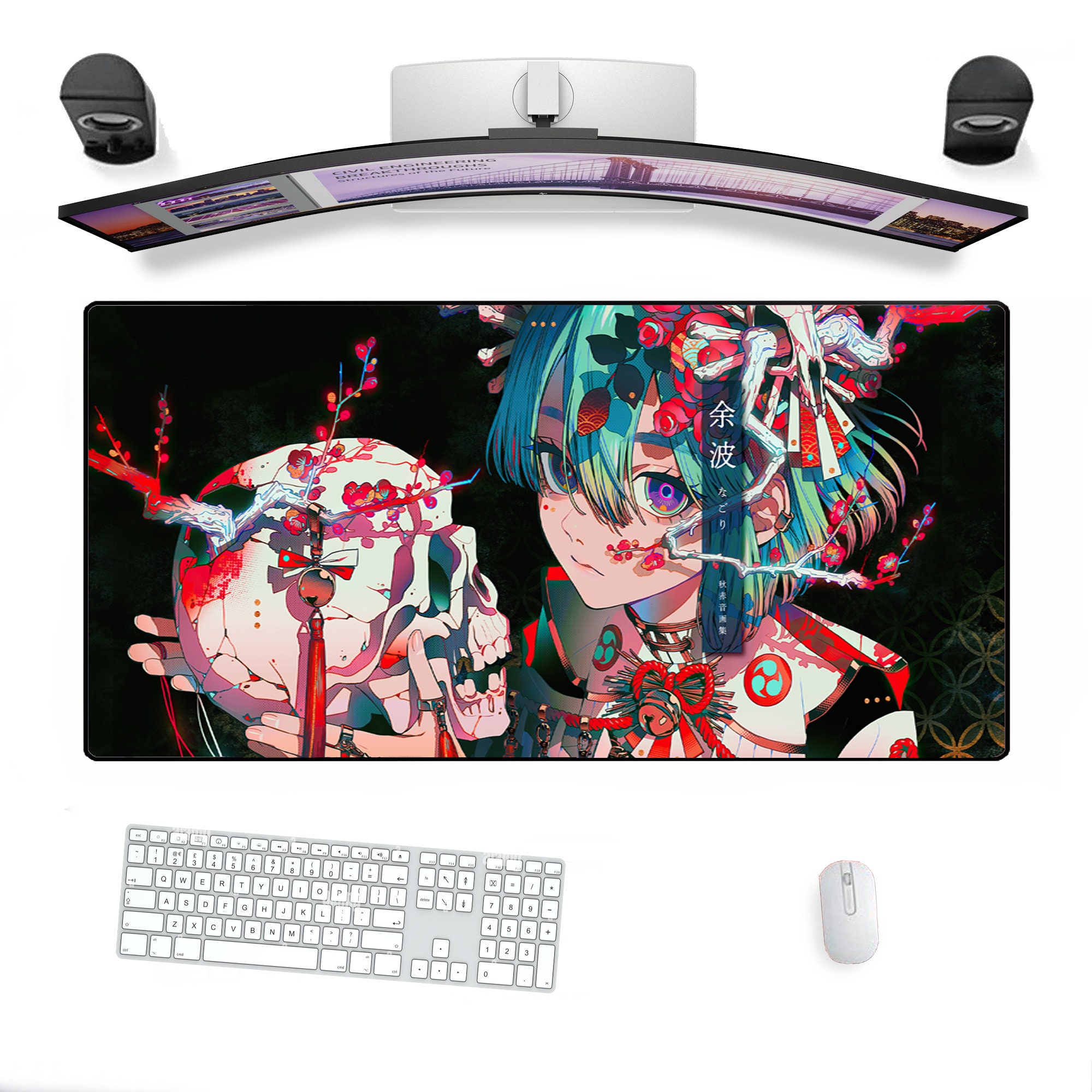 Anime Girl Fantasy Sailing Mouse Pad  Zapvi