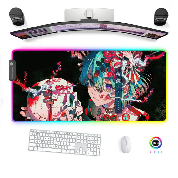 Rgb Large Anime My Hero Academia Gaming Computer Mousepad Gamer