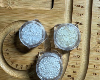 2g 3D Nail Decorations, Half and Round Pearls Mix Size DIY Crafts N3008 mini Nail Charms