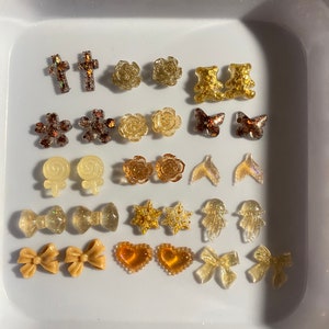 30 pcs 3D nail decorations, mix model, DIY crafts N3001 nail charms