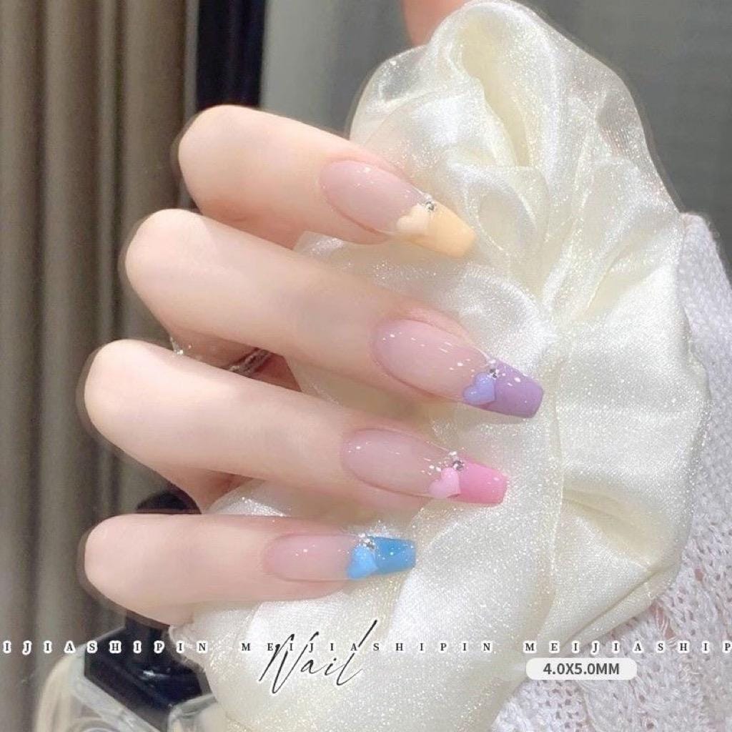 10/20/50/100個ミニハート樹脂3Dネイルデコレーション、DIYクラフト